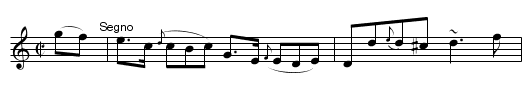 A Moonlight Ramble  (reel)    1463 - staff notation