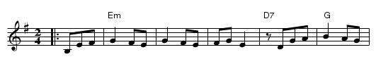 A Nacht in Gan Eydn (A Night in the Garden of Eden) - staff notation