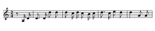 A nar gu li ba la - staff notation