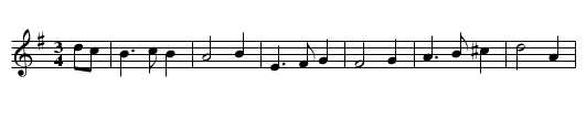 A New England Ballad - staff notation