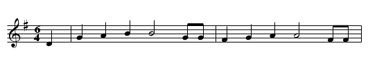 A New War Song by Sir Peter Parker - staff notation