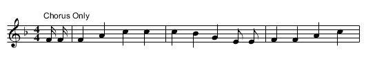A Nutting we will go - Gerard - staff notation