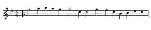 a Pint of Derby - staff notation