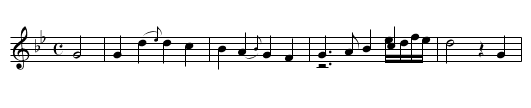 A Political Christmas Carol - staff notation