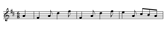 A Quadrille: Foxy Davy - staff notation