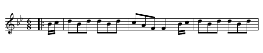 A Quickstep by the Duke of Gordon - staff notation