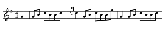 A Reel - staff notation