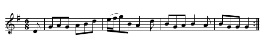 A Rock & a wi Pickle Tow. - staff notation