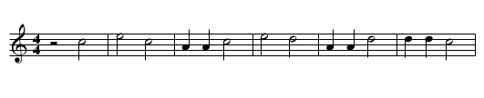 A Rosa Vermelha - harmony - staff notation