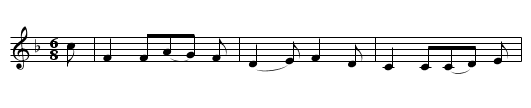 A Sailor and his True Love - staff notation