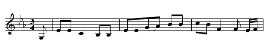 A Sailor Courted - staff notation
