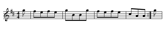 A Scotch Jigge - staff notation