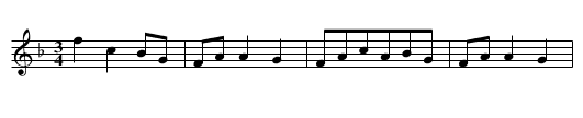 A smykam ja siano smykam - staff notation
