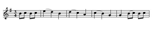 A Spanish Air - staff notation