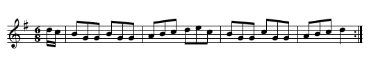 A Spanish Jigg. - staff notation