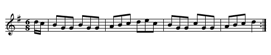 A Spanish Jigg. - staff notation