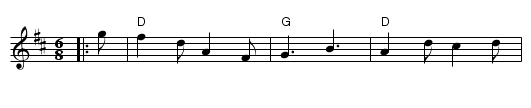 A Starry Night for a Ramble - staff notation