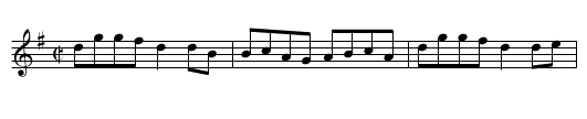 A St'or, a St'or, a Ghr'a - staff notation