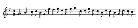 A Trip O'er Tweed - staff notation