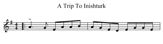 A Trip To Inishturk - staff notation