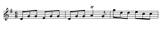 A Trip to Sligo. - staff notation