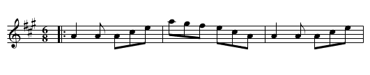 A Trip to St. Andrews - staff notation