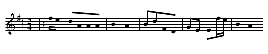 A Trip to Stratford upon Avon - staff notation