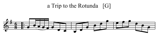 a Trip to the Rotunda   [G] - staff notation