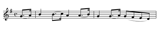 A Welch March - staff notation