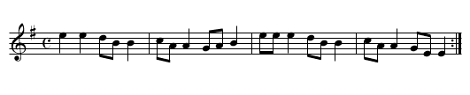 A Western Isle Air. - staff notation