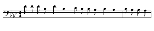 A Wolf I Considered Myself - staff notation