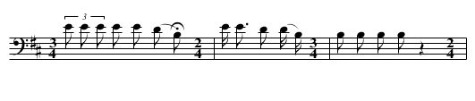 A Woman Stands Among the Trees - staff notation
