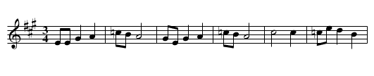 A wygnal Jasiunio konika na potraw - staff notation