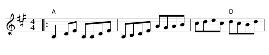 A.A. Deschênes - staff notation