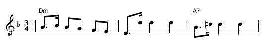 Aarne Tarvaisen masurkka - staff notation