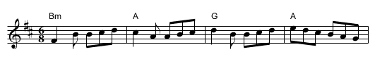Aaron's Key - staff notation