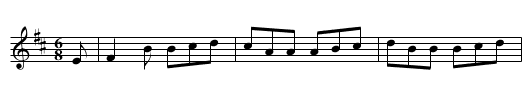 Aaron's Key - staff notation