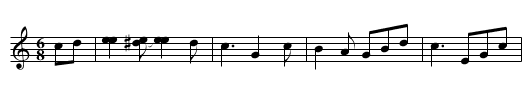 Abb Ryman Cotillion - staff notation