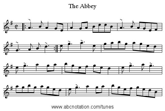 Abbey, The - staff notation