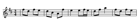 Abbie Carey's Favorite - staff notation