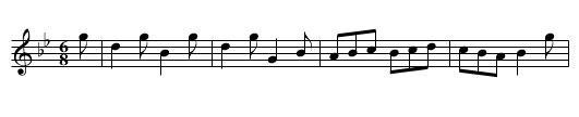 Abbots Bromley Horn Dance (Robinson's Tune) - staff notation