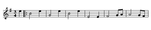 Abbots Bromley Horn Dance - staff notation