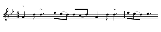 Abbott's Quadrille - staff notation