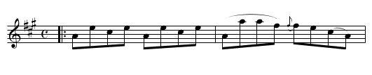 ABBY'S DANCE - staff notation