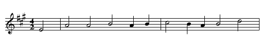 Abendlust - staff notation