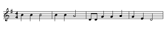 Abilene - staff notation
