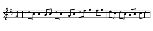 Abitha Muggin's Favourite - staff notation