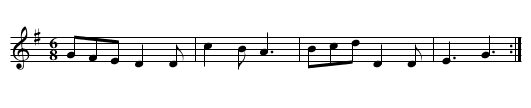 Abraham Brown 2 - staff notation