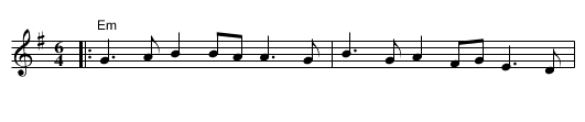 Abrani Shoror - staff notation