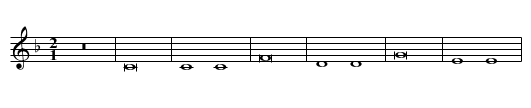Absolve, quesmus, Domine - staff notation